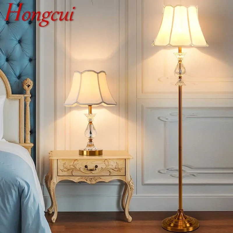 LED Crystal Floor Lamp for Modern Homes
