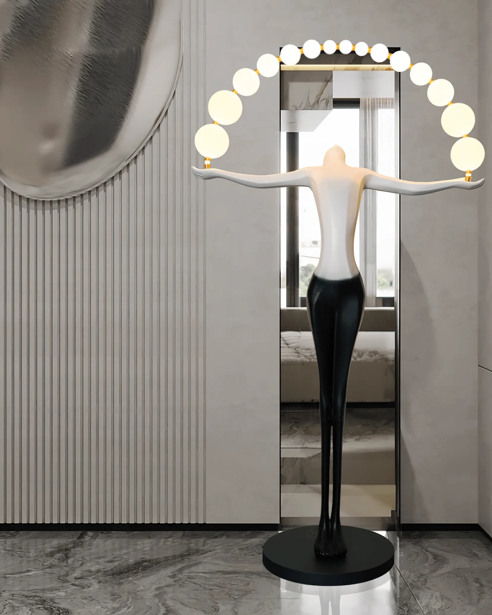 Liberty Sculpture Floor Lamp