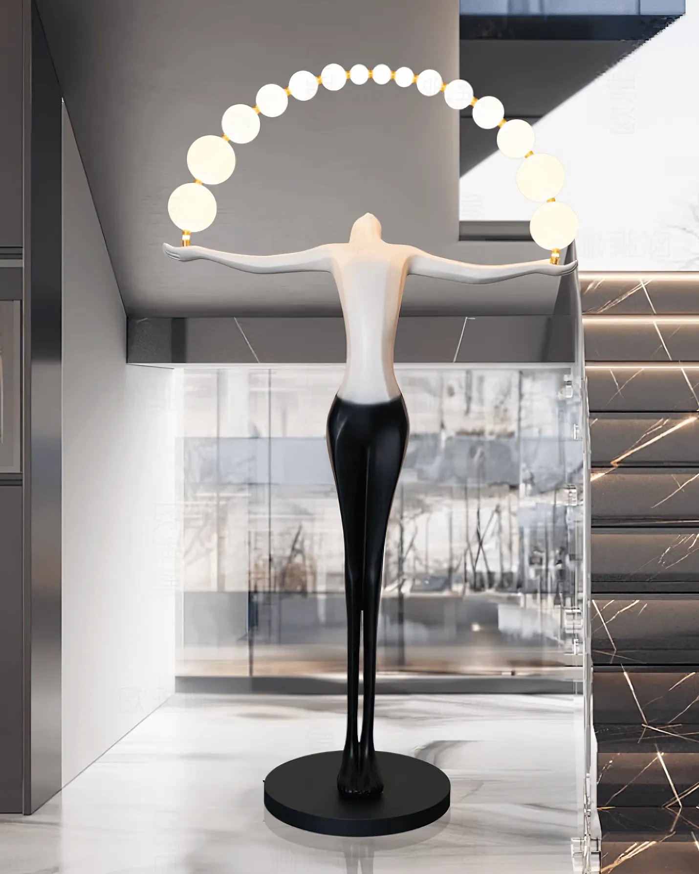Liberty Sculpture Floor Lamp