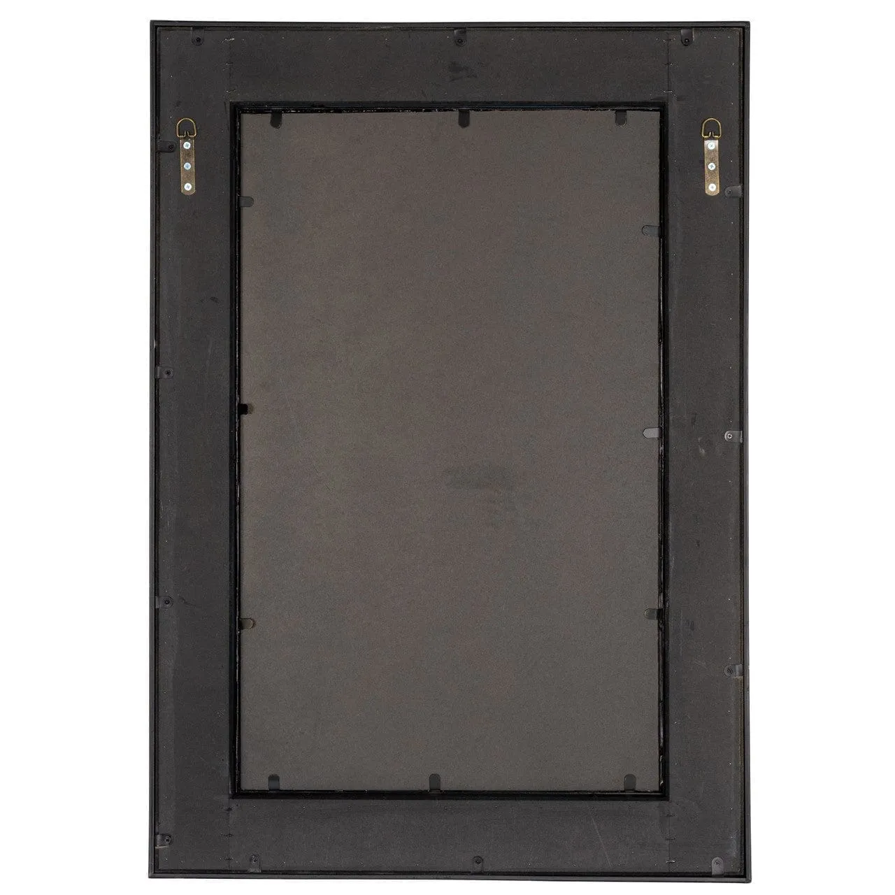 Lustré Blanc Hand-Painted Wall Mirror 28W x 40H