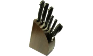 MAM 5 PIECE KNIFE SET AND SCISSORS I WOOD SUPPORT