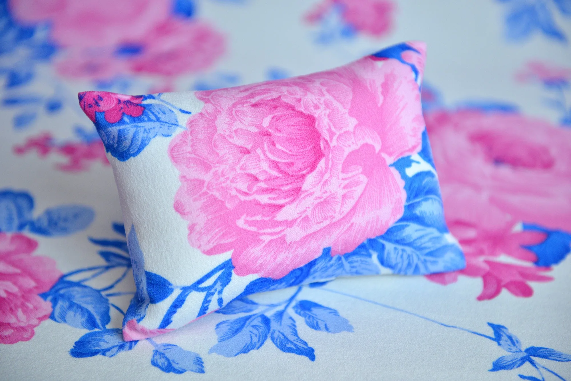 Mini Pillow with Cover - Textured - Floral 5
