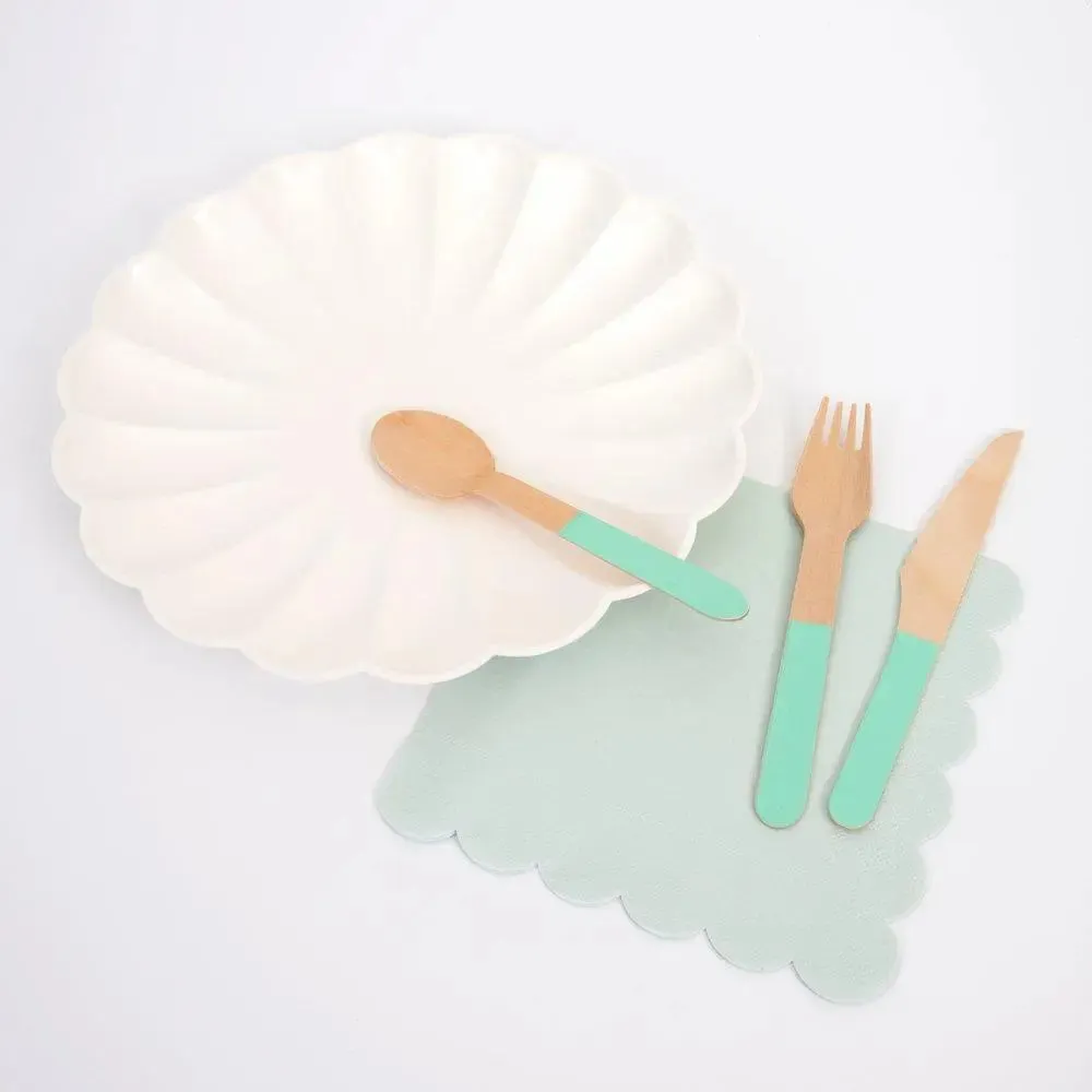 Mint Wooden Cutlery Set