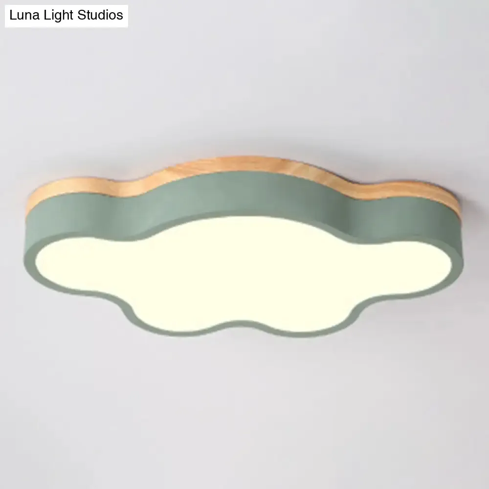Modern Cloud Flush Mount Acrylic Ceiling Light for Bedroom