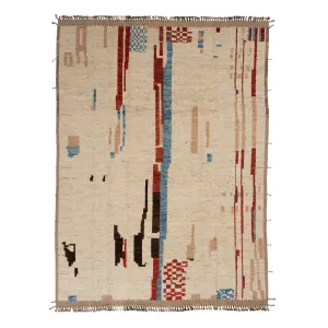 Multicolored Modern Wool Rug - 10' x 13'7''