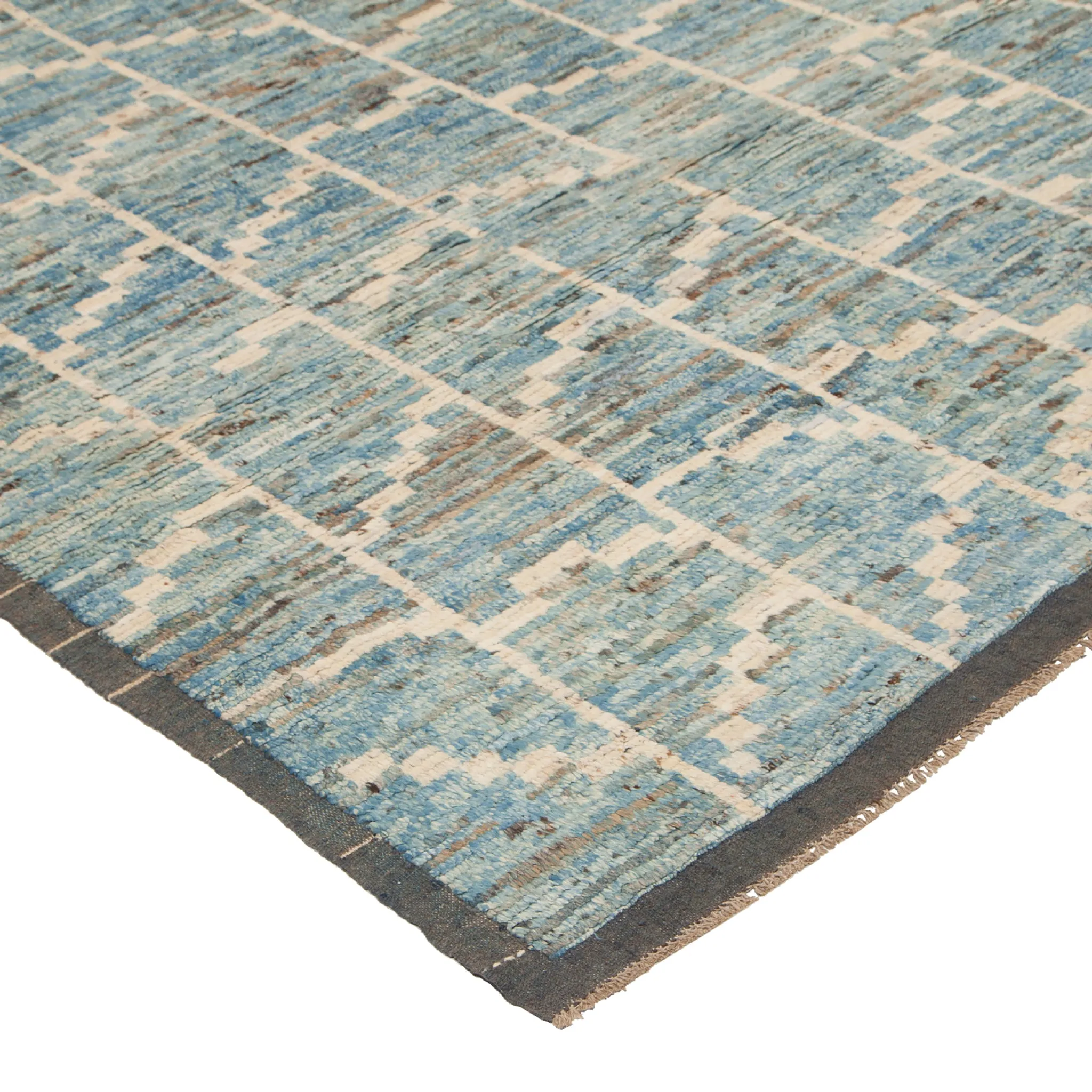 Multicolored Modern Wool Rug - 8'5'' x 10'