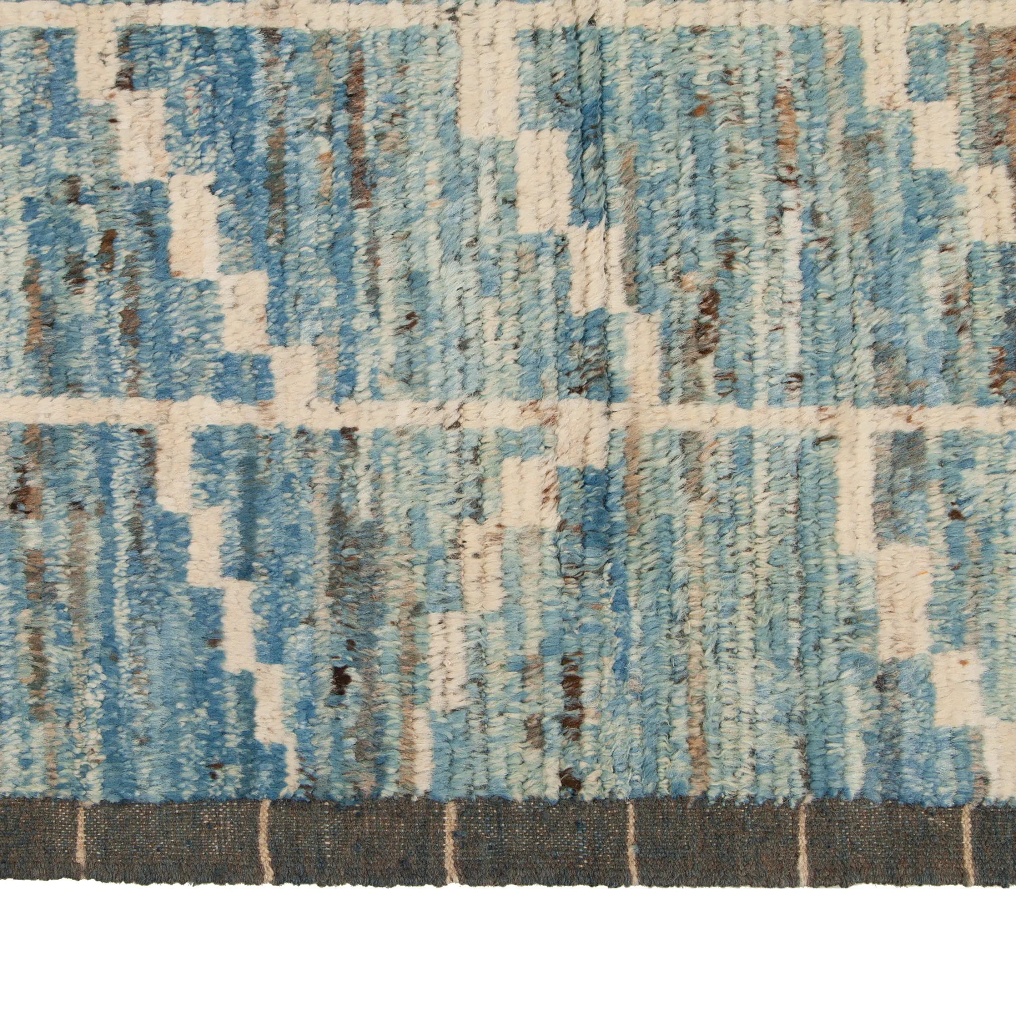 Multicolored Modern Wool Rug - 8'5'' x 10'