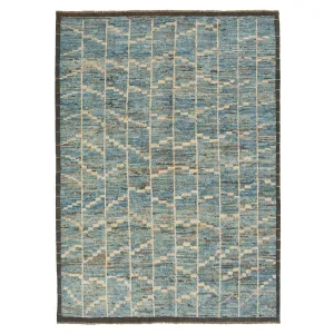 Multicolored Modern Wool Rug - 8'5'' x 10'