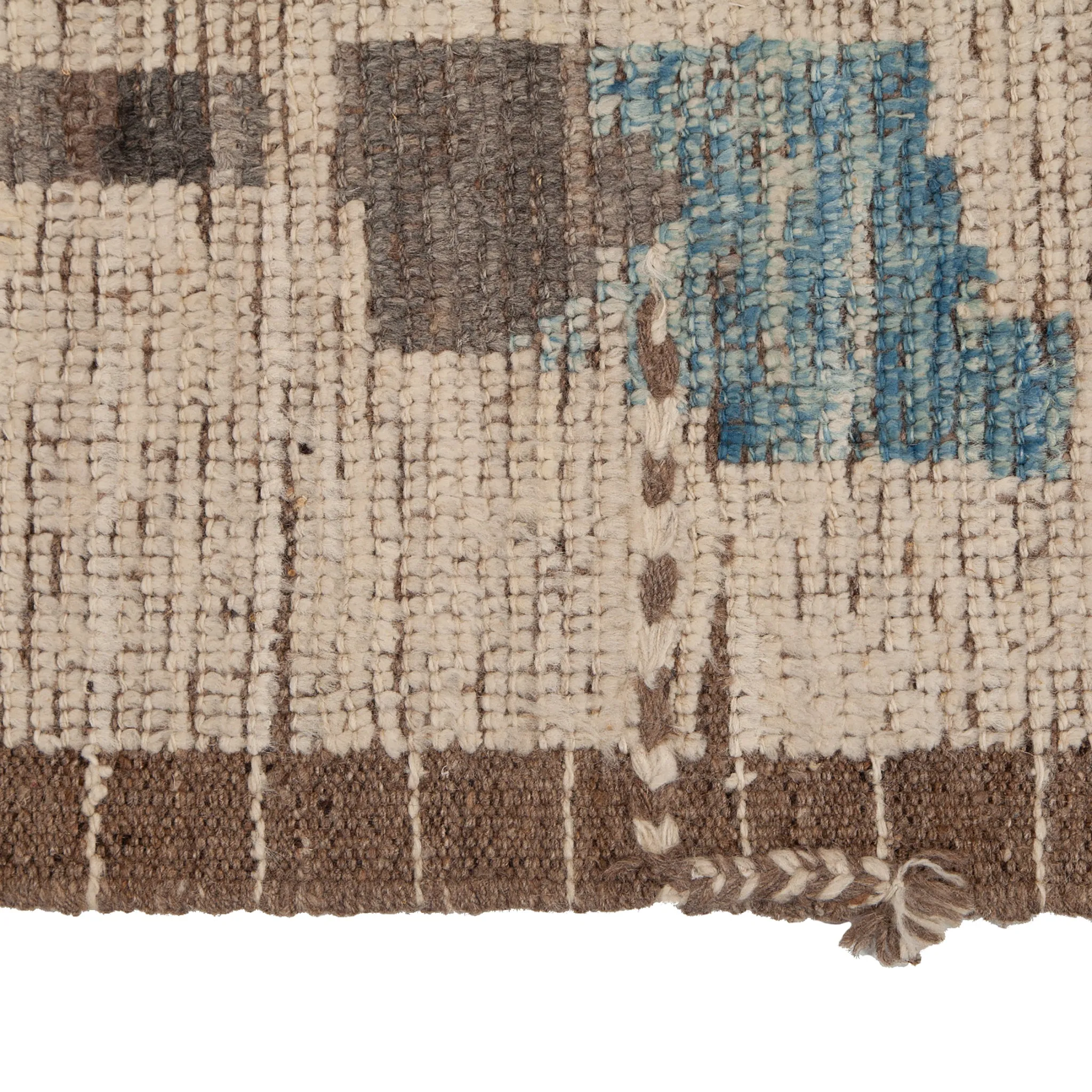 Multicolored Modern Wool Rug - 8'6'' x 12'2''