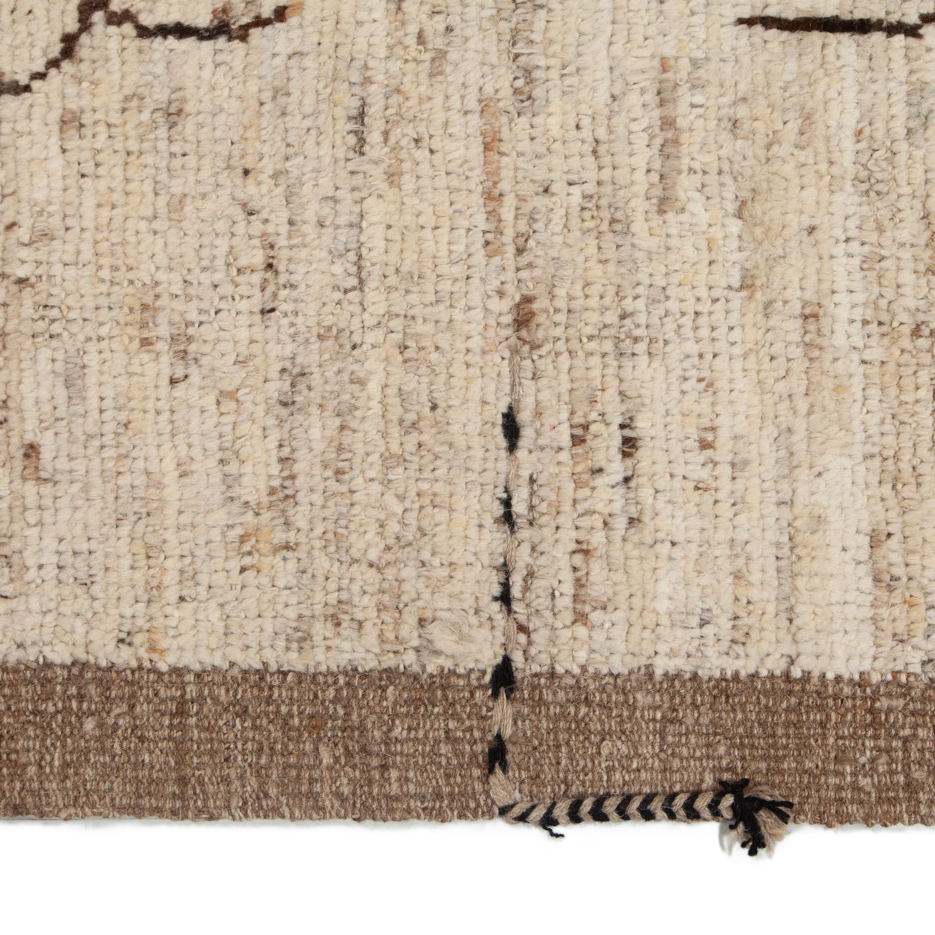 Multicolored Modern Wool Rug - 9'1'' x 12'2''