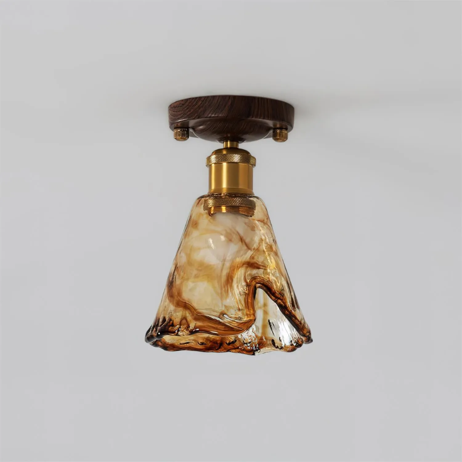 Nalia Amber Ceiling Light