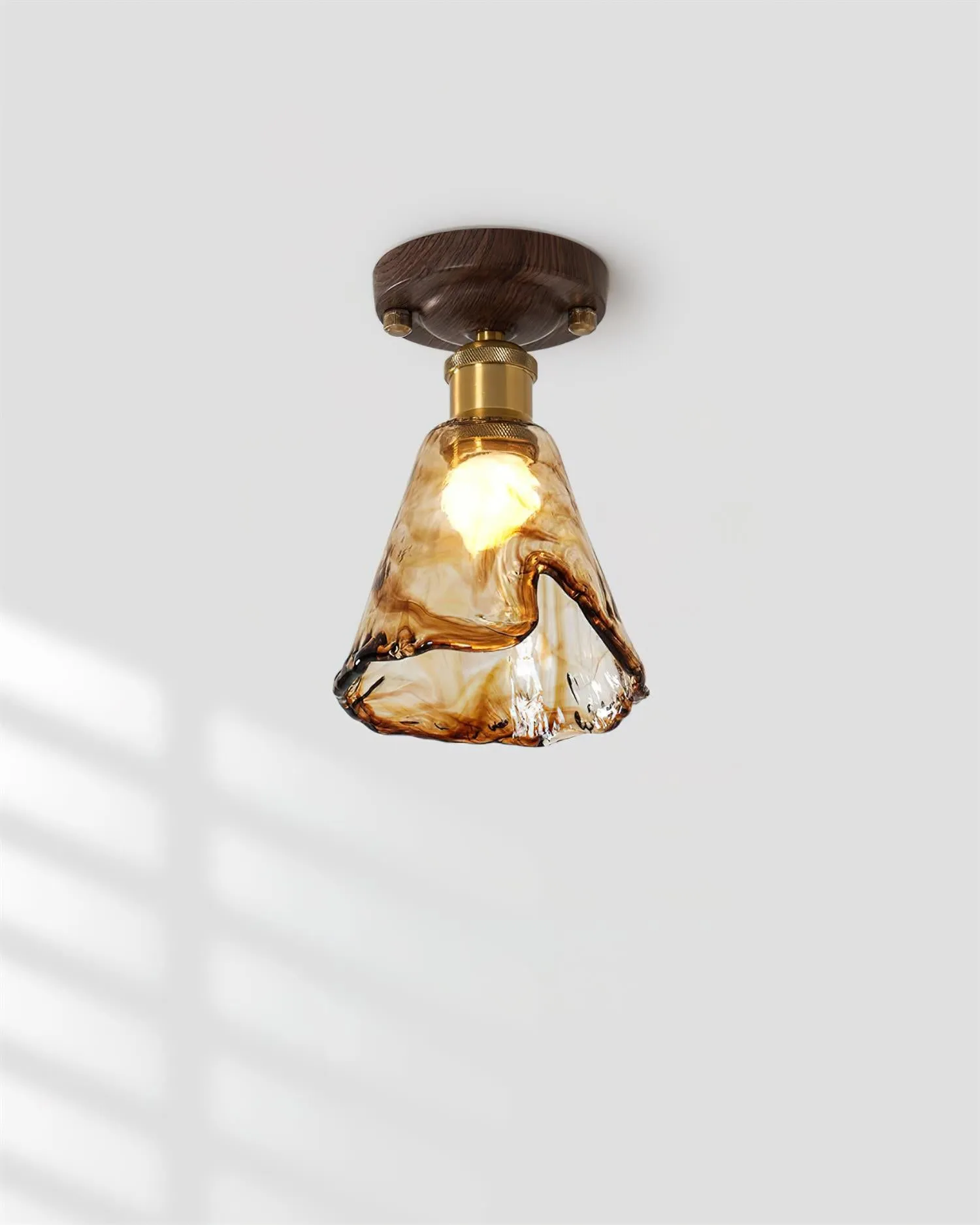 Nalia Amber Ceiling Light