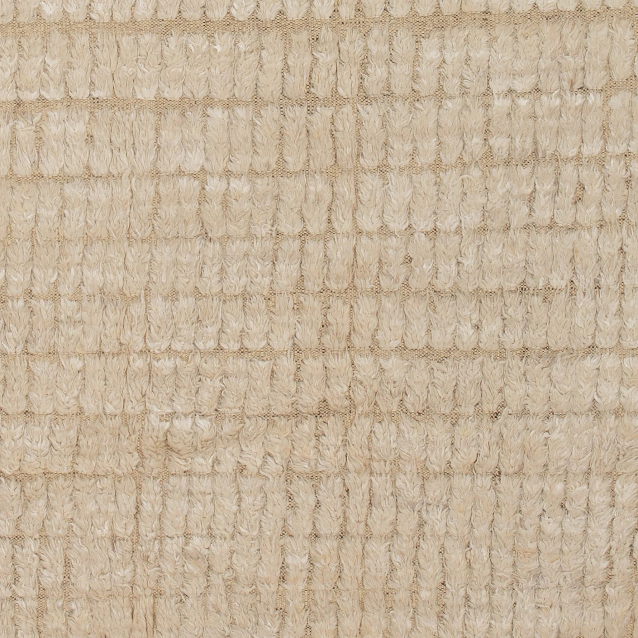 Natural Modern Wool Rug - 8'7'' x 9'7''