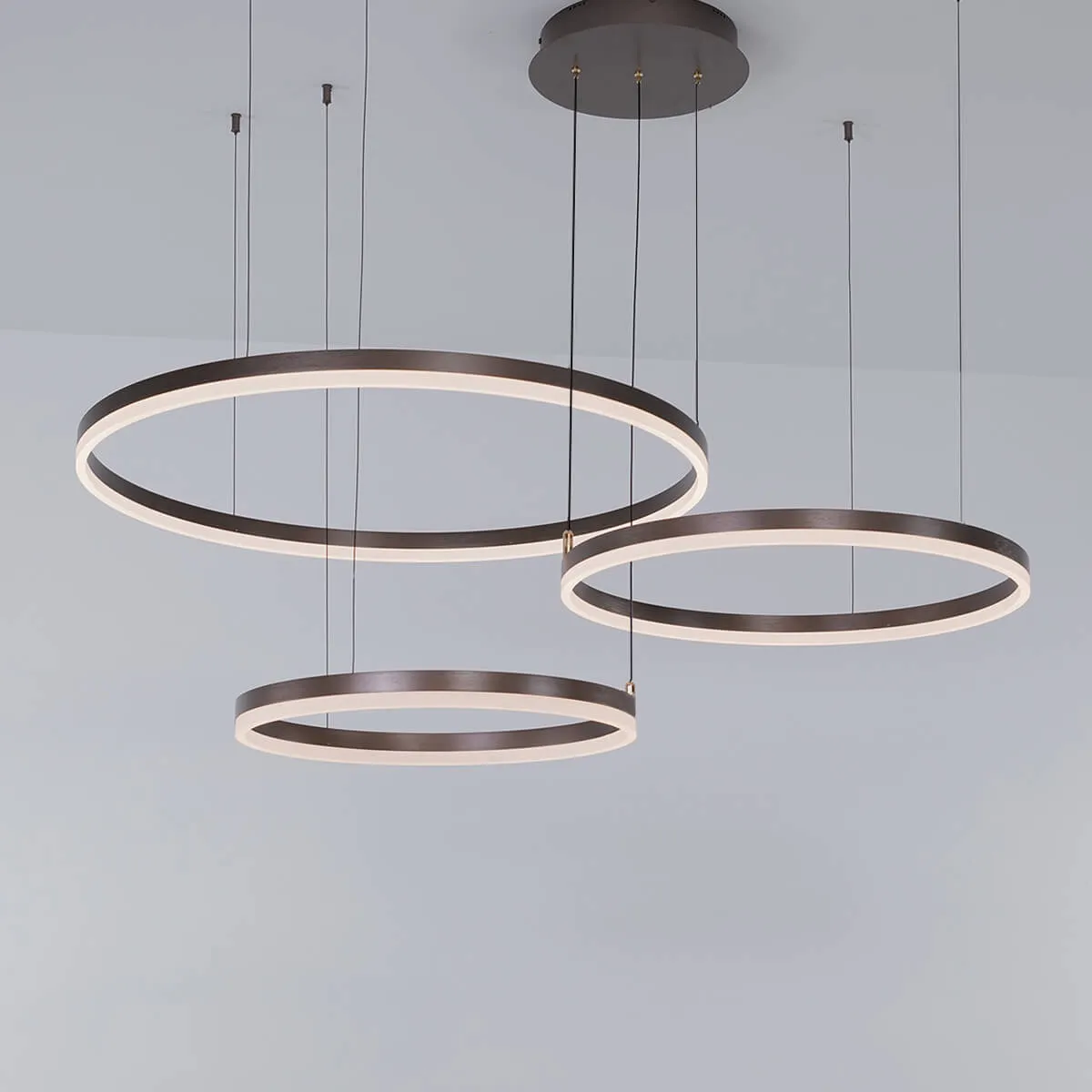 Nordic Rings Ceiling Lights • Brown