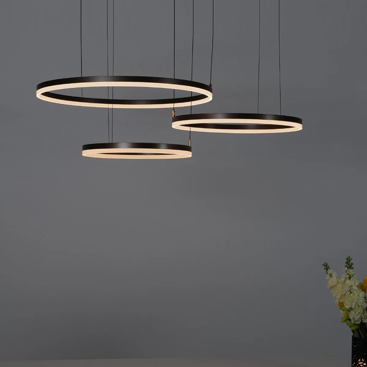 Nordic Rings Ceiling Lights • Brown
