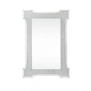 Nowles Wall Decor - Mirrored & Faux Stones - 31" x 1" x 47"H