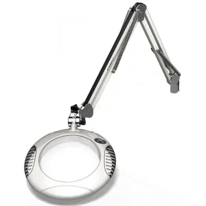 OC White 62400-5-MW Green-Lite&reg; LED Magnifier with 7.5" Round, 5 Diopter Lens & Edge Clamp, Medical White