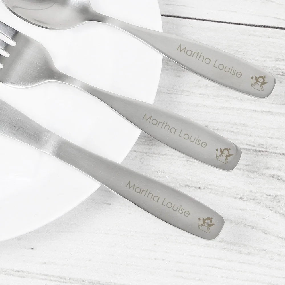 Personalised Fairy Cutlery Set