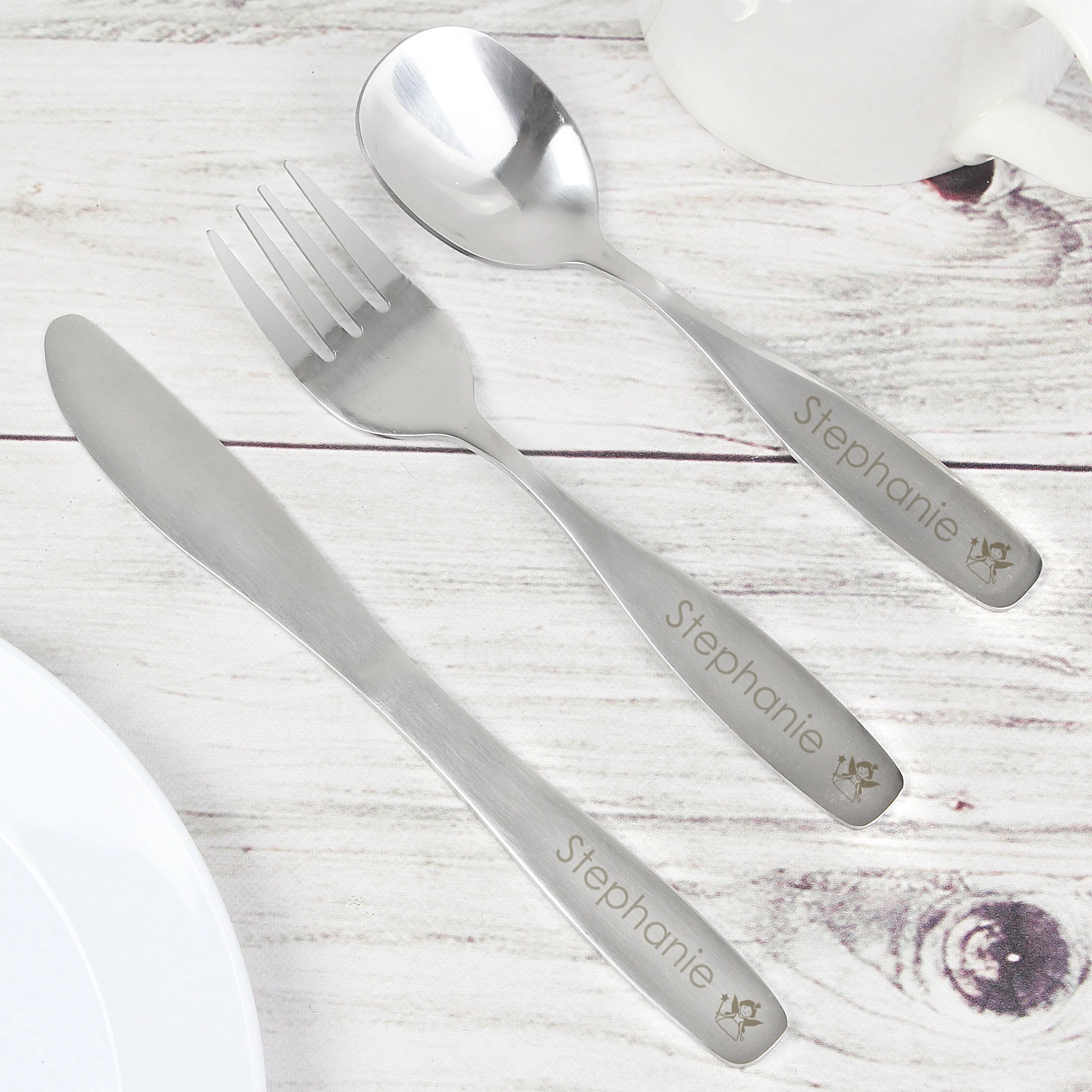 Personalised Fairy Cutlery Set