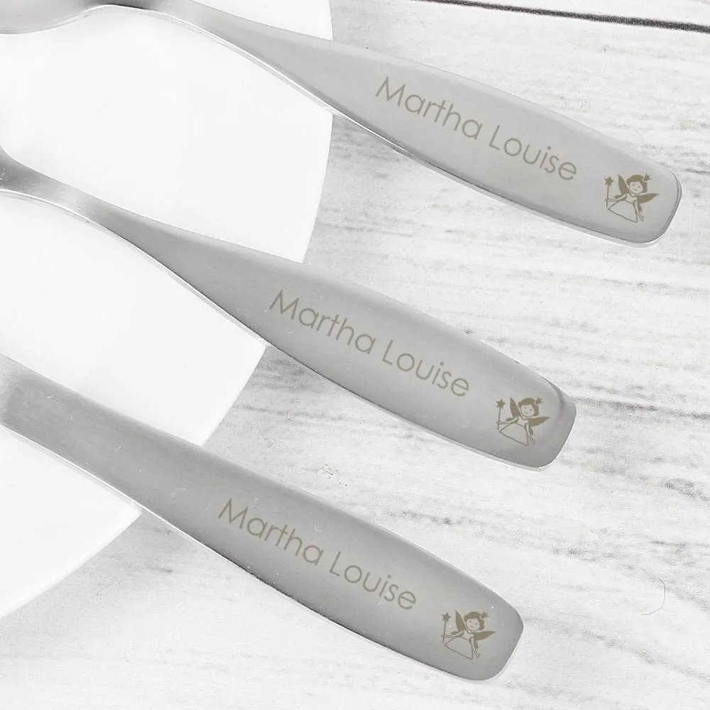 Personalised Fairy Cutlery Set