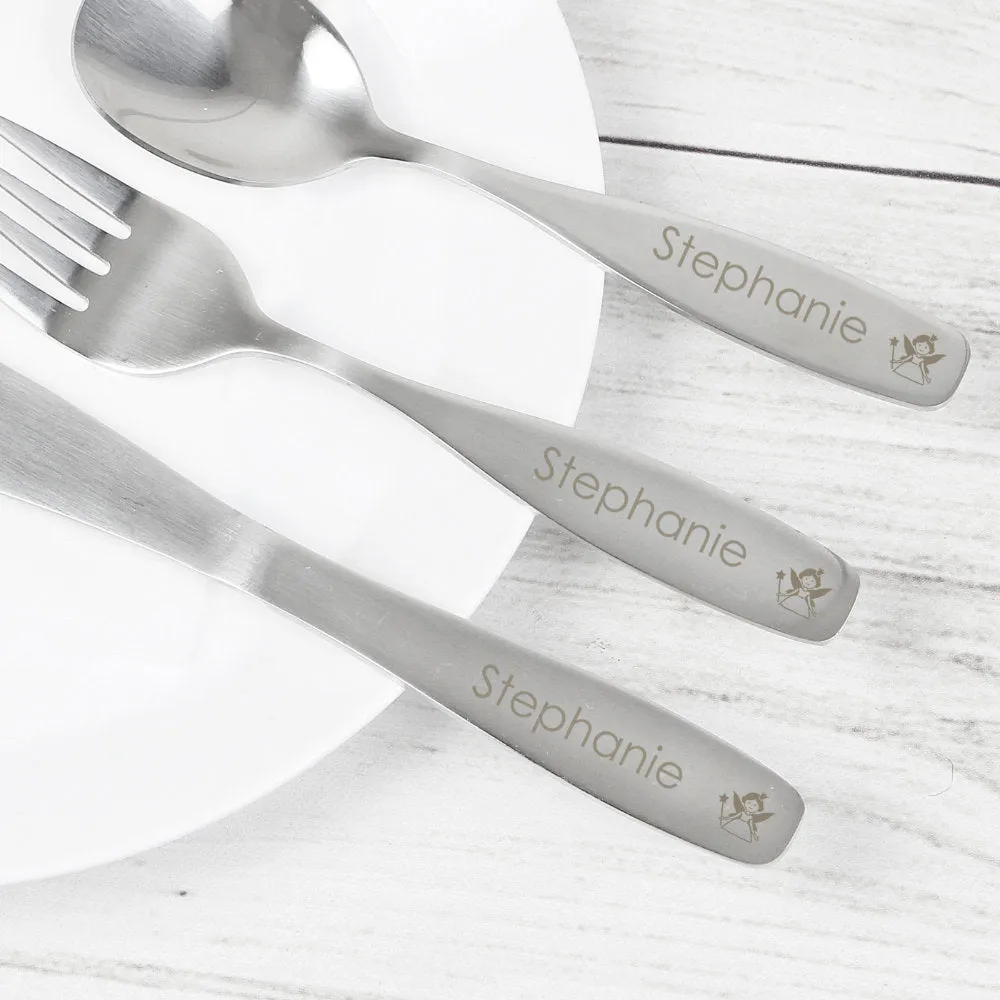 Personalised Fairy Cutlery Set
