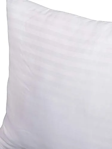 ROMEE 18 x 28 Inches Satin Fabric Soft Microfiber Bed Pillow Set of 1 (White)