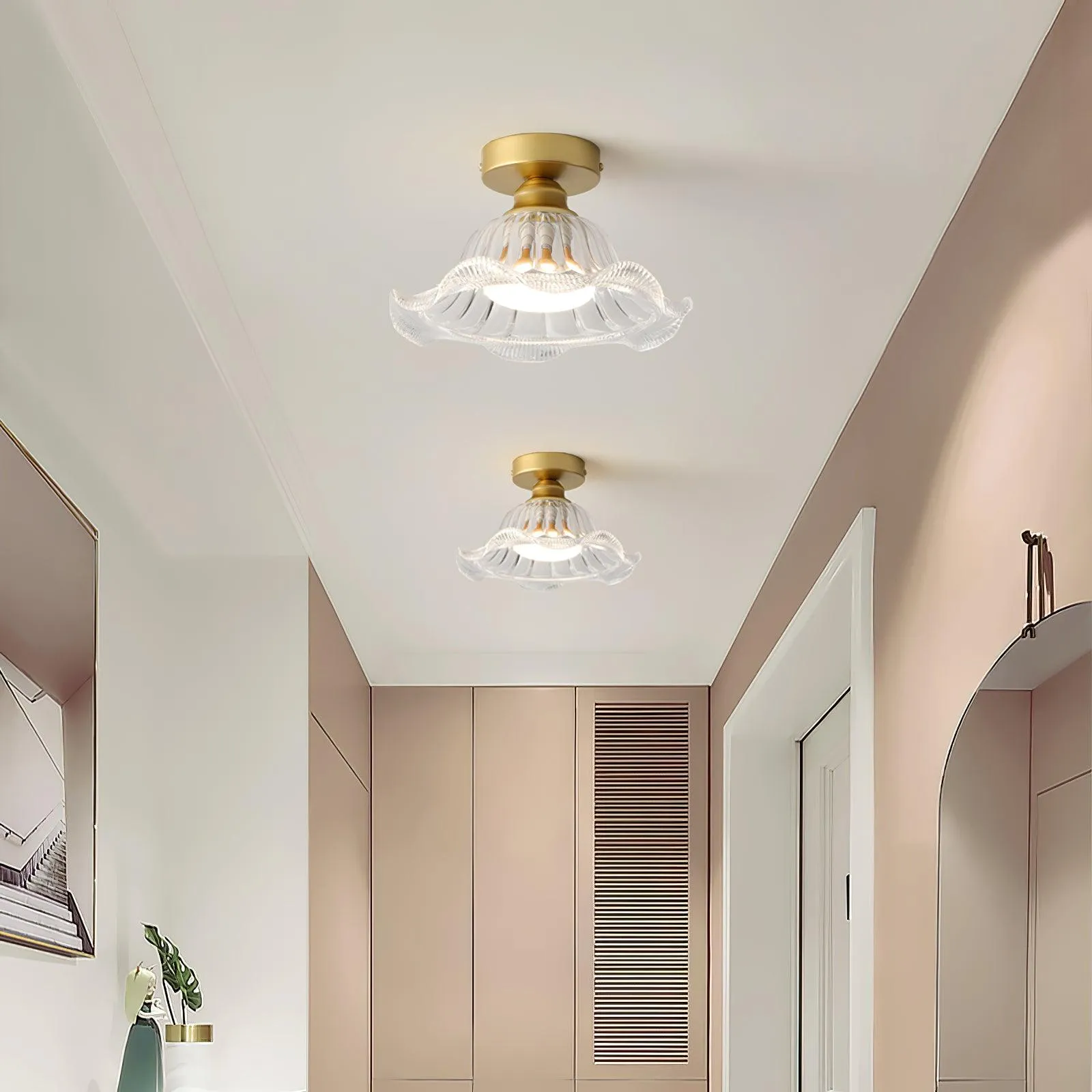 Rosa Glass Ceiling Lamp