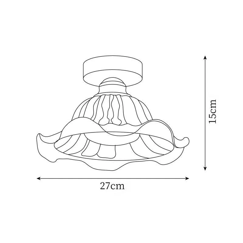 Rosa Glass Ceiling Lamp