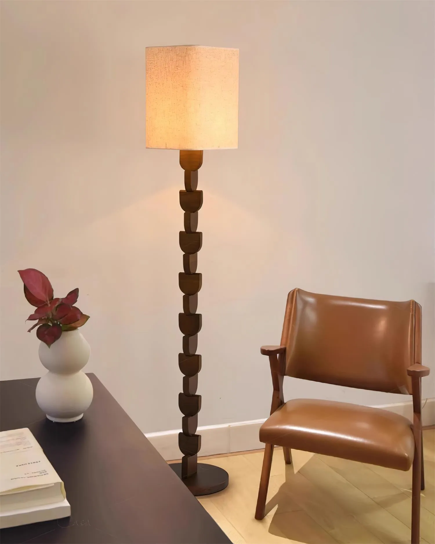 Sacha Wood Floor Lamp