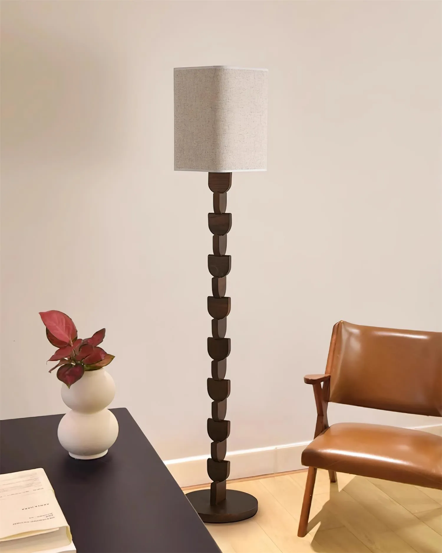 Sacha Wood Floor Lamp