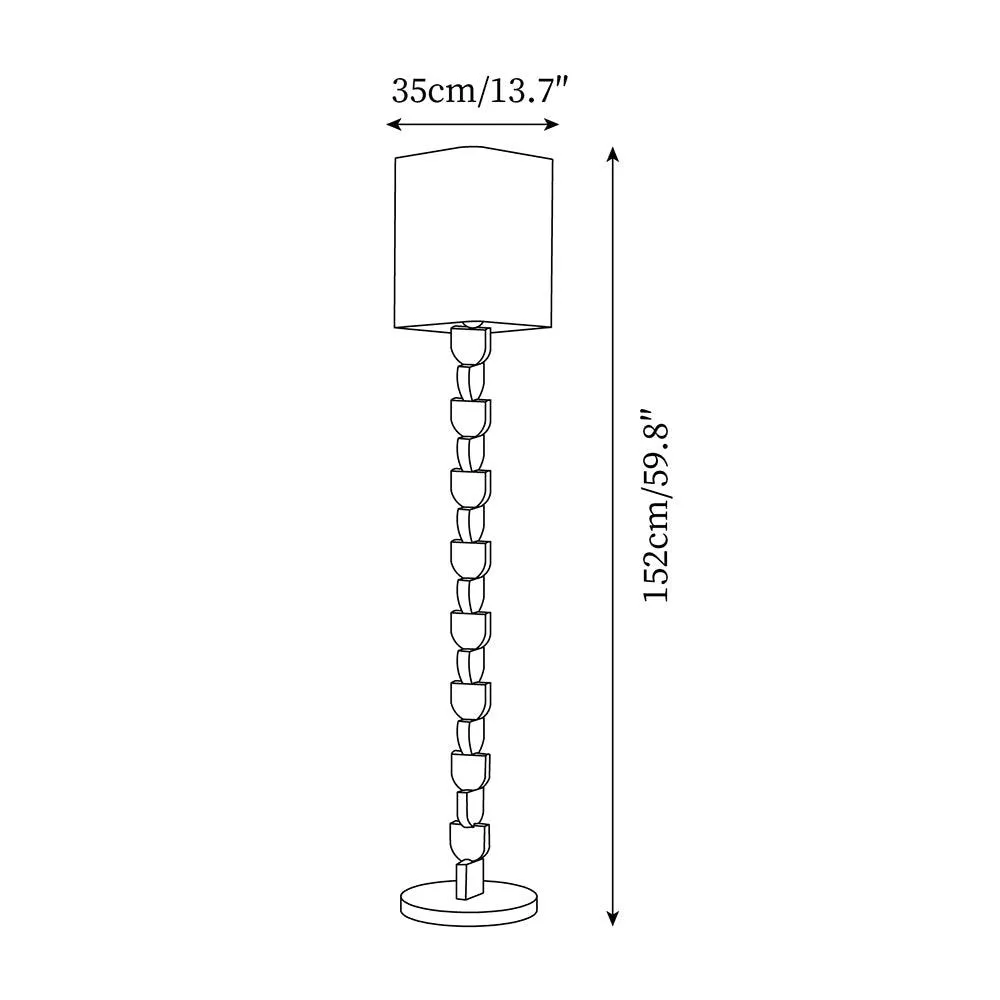 Sacha Wood Floor Lamp