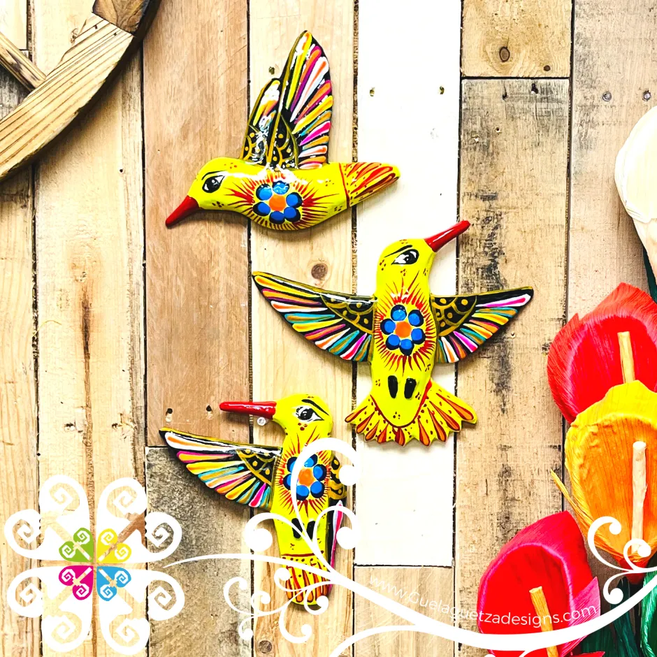 Set of 3 Colibri - Home Decor