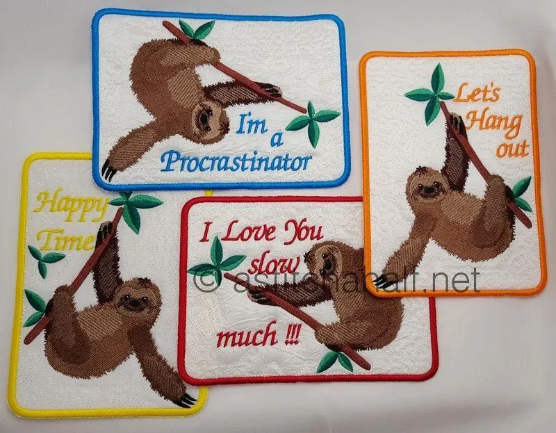 Sloth Mug Rugs