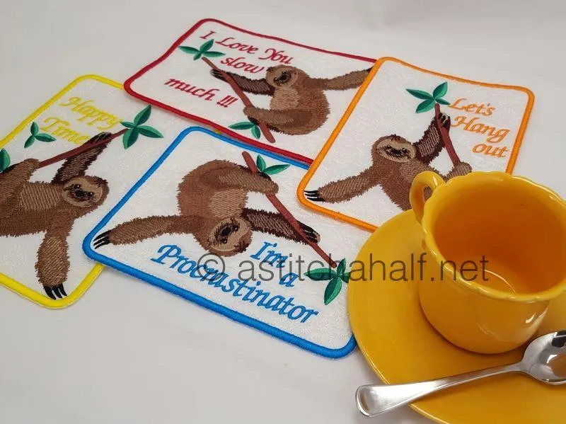 Sloth Mug Rugs