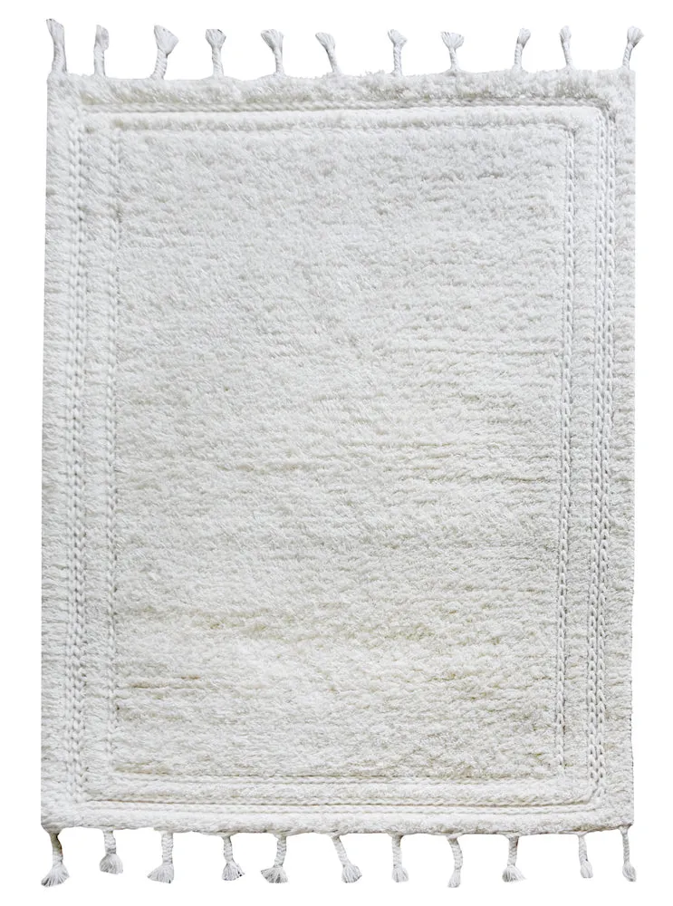 Snowden White Wool Rug