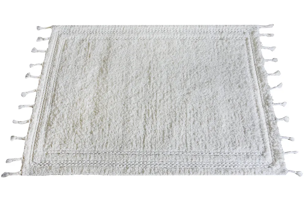Snowden White Wool Rug