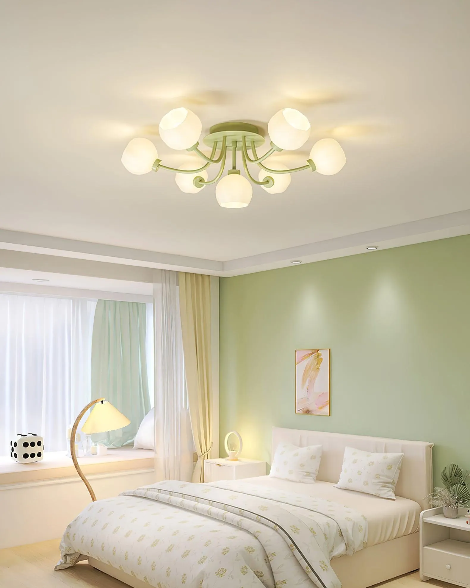 Taras Flower Ceiling Lamp