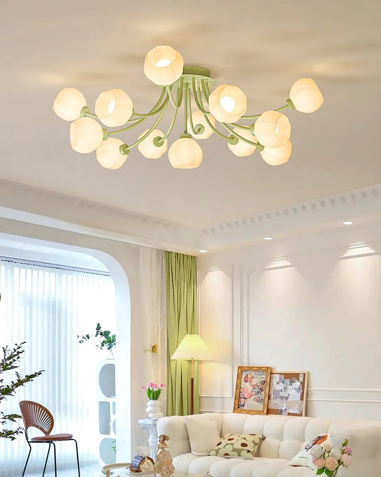Taras Flower Ceiling Lamp