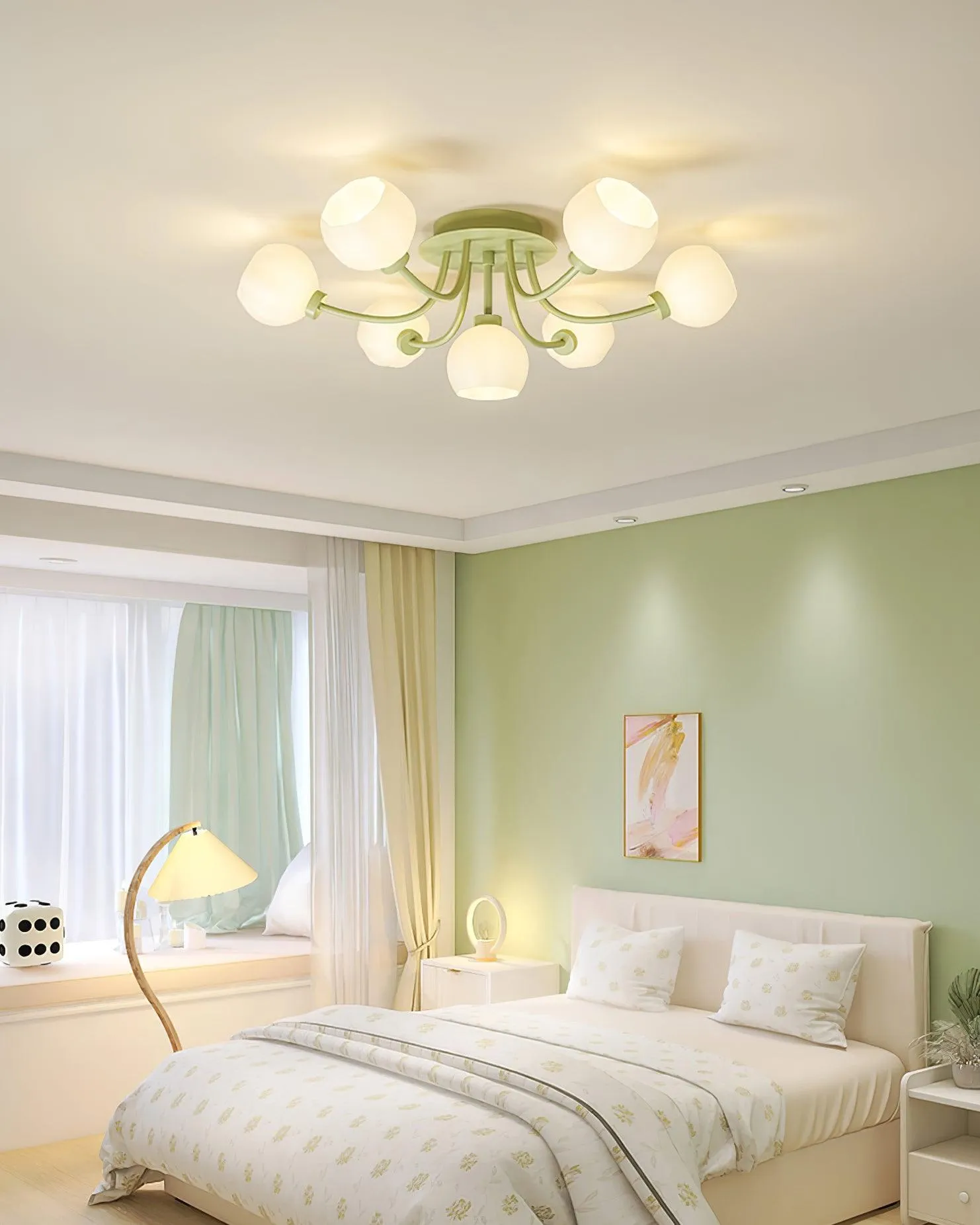 Taras Flower Ceiling Lamp