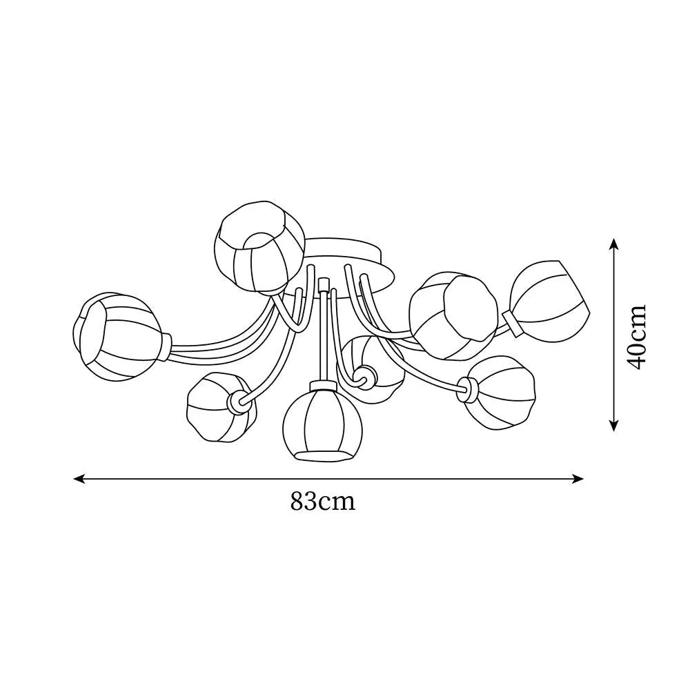 Taras Flower Ceiling Lamp