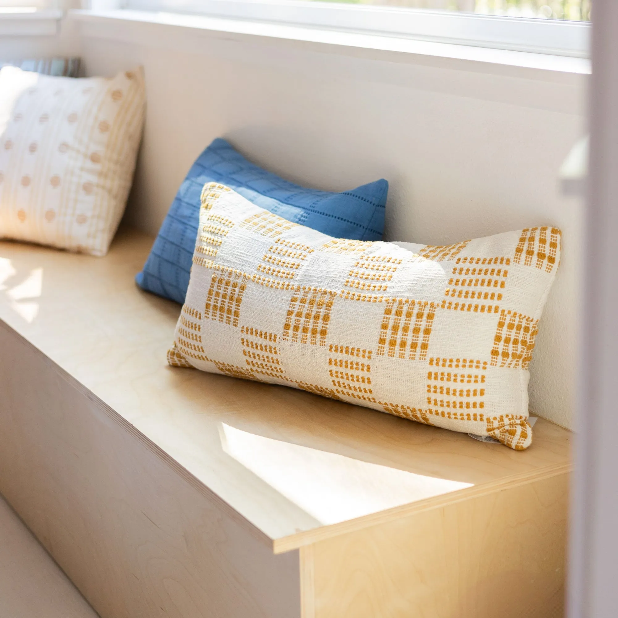 Textured Woven Pillow