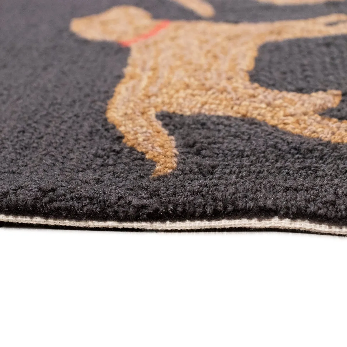 Trans-Ocean FRONTPORCH Indoor/Outdoor Hand Tufted  Durable Area Rug  - Charcoal