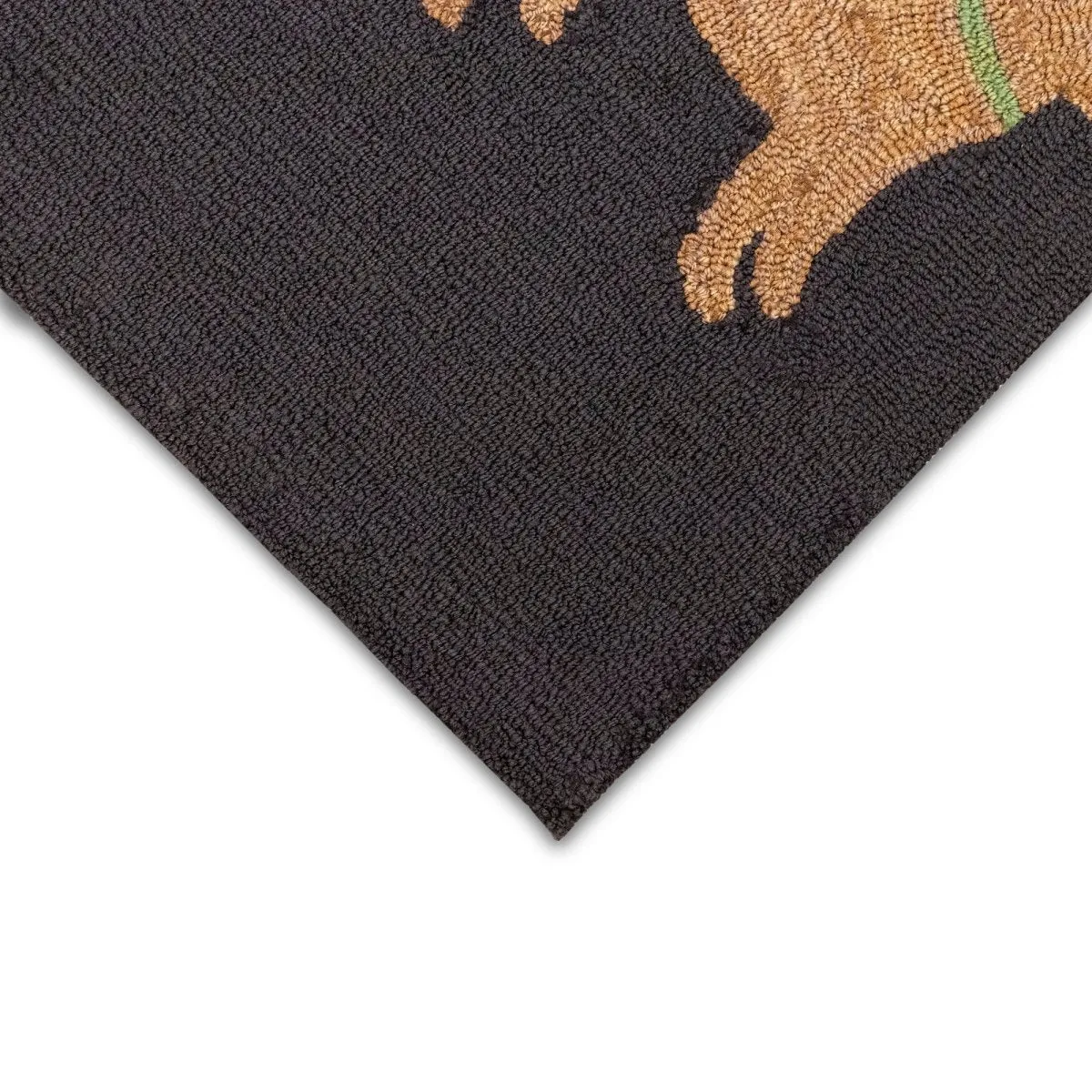 Trans-Ocean FRONTPORCH Indoor/Outdoor Hand Tufted  Durable Area Rug  - Charcoal