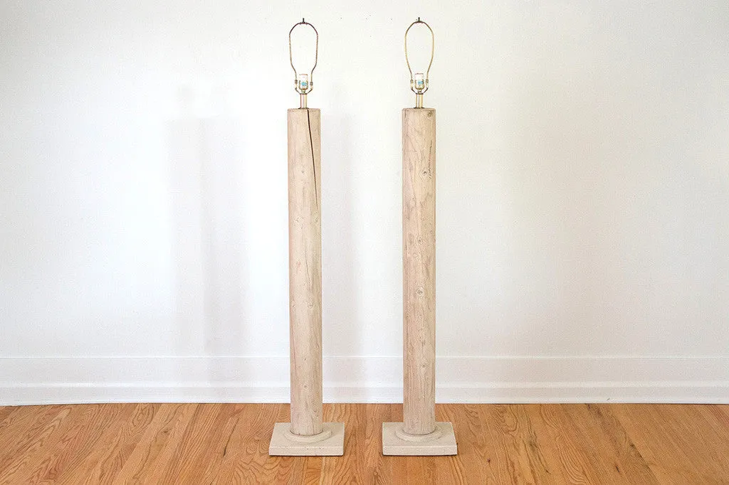 Whitewash Floor Lamps