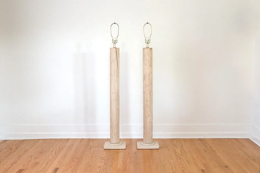 Whitewash Floor Lamps