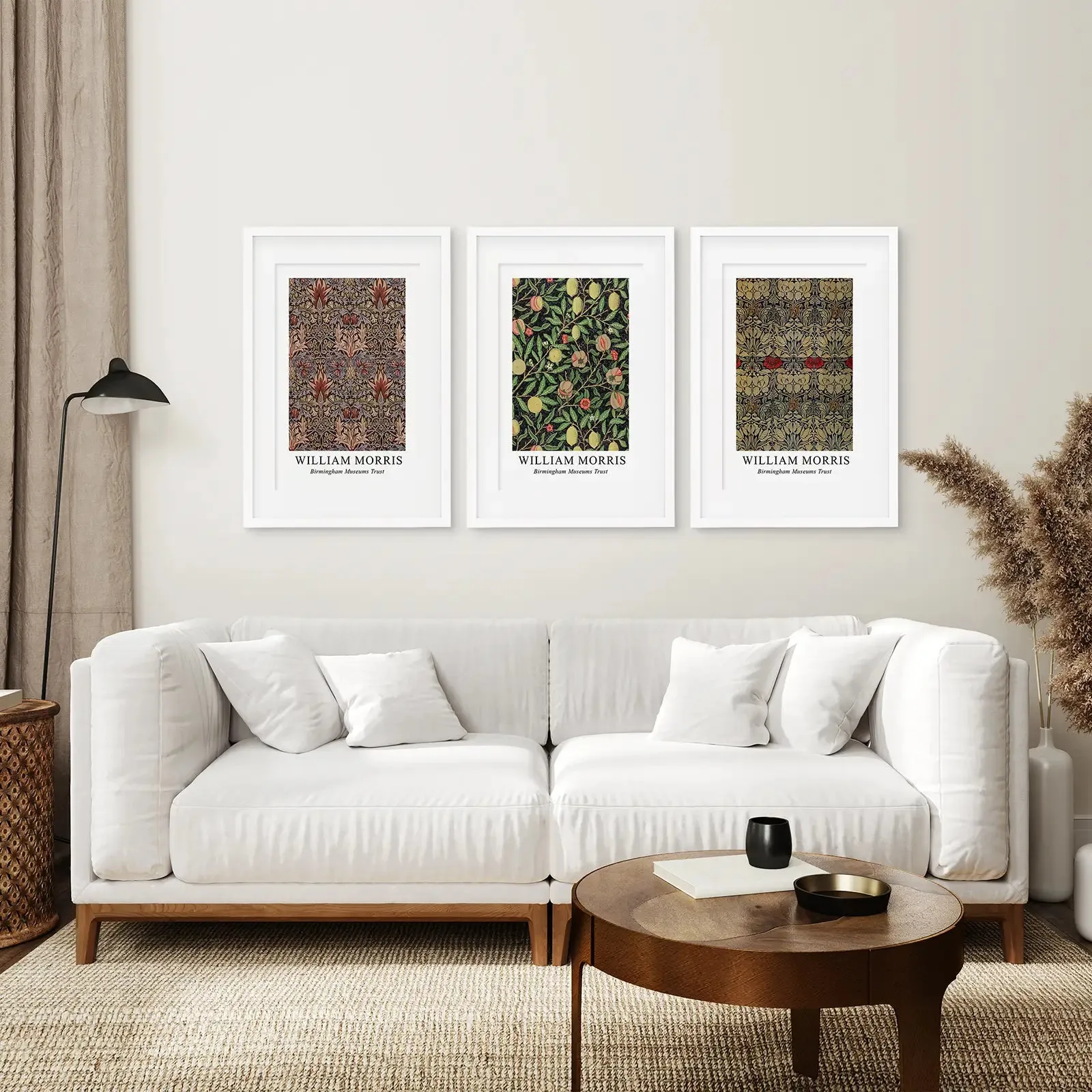 William Morris 3 Piece Wall Art Set Home Decor