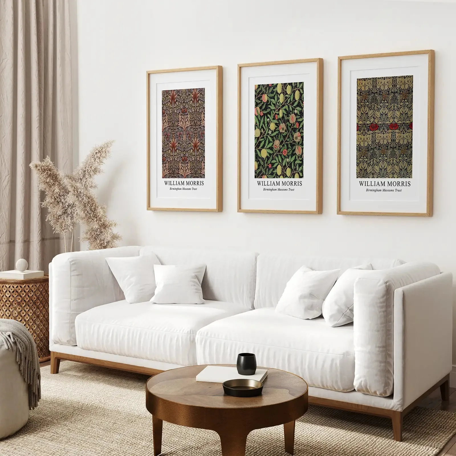 William Morris 3 Piece Wall Art Set Home Decor
