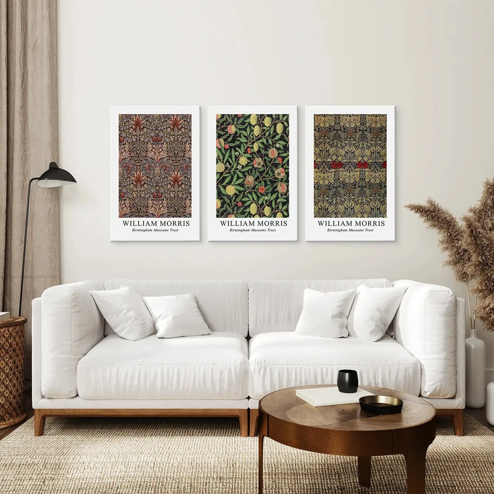 William Morris 3 Piece Wall Art Set Home Decor