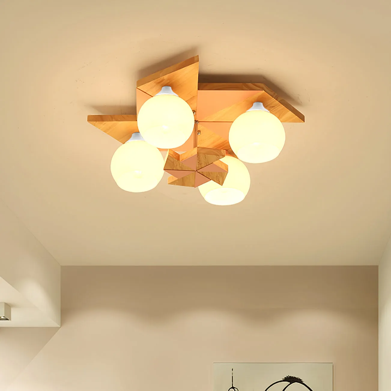 Windmill Ceiling Light 19.6″- 5.9″