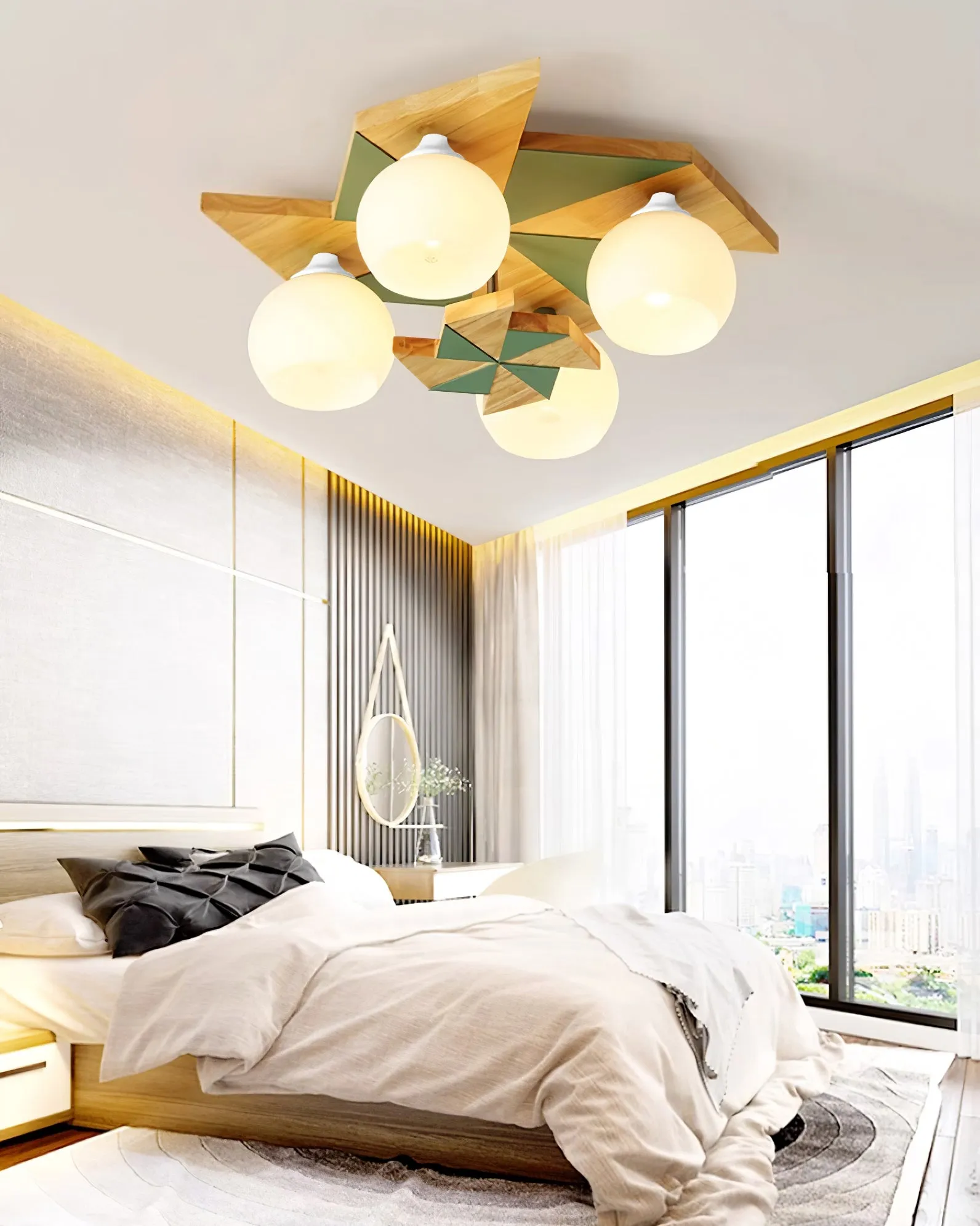 Windmill Ceiling Light 19.6″- 5.9″